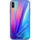 Colorful Shockproof Tempered Glass + Soft TPU Back Cover Protective Case for iPhone X