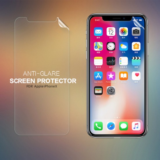 Matte Scratch-resistant Front & Back Screen Protector Film for iPhone X