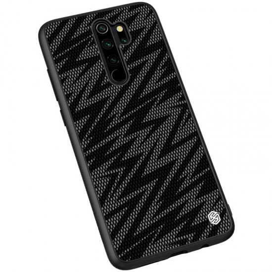 Reflective Slight Woven Polyester Mesh Anti-scratch Protective Case for Xiaomi Redmi Note 8 PRO Non-original