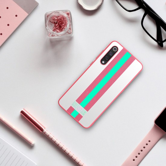 Reflective Stripe Shockproof Non-slip TPU Bumper Hard PC Protective Case for Xiaomi Mi 9 / Mi9 Transparent Edition Non-original