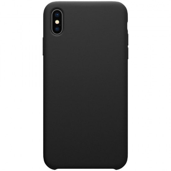 Smooth Shockproof Liquid Silicone Rubber Back Cover Protective Case for iPhone XS Max