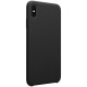 Smooth Shockproof Liquid Silicone Rubber Back Cover Protective Case for iPhone XS Max