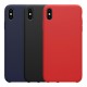 Smooth Shockproof Liquid Silicone Rubber Back Cover Protective Case for iPhone XS Max