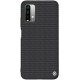 For Xiaomi Redmi 9T Case Anti-Fingerprint Anti-Slip Nylon Synthetic Fiber Textured Shockproof Protective Case Back Cover Non-Original