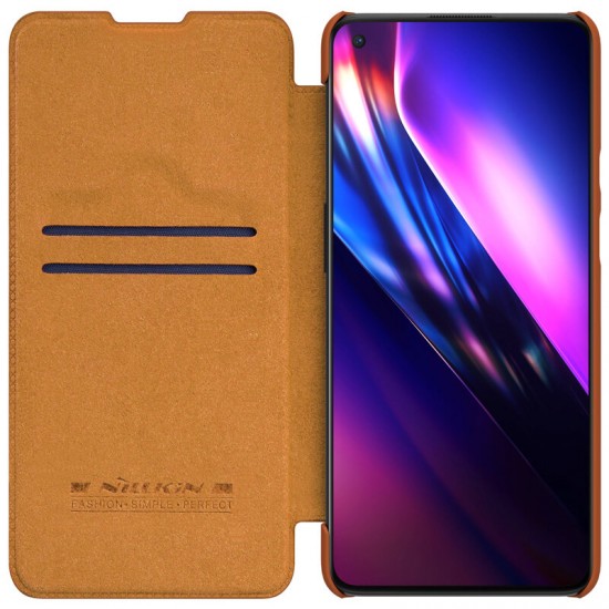 For OnePlus 9 Case Bumper Flip Shockproof with Card Slot PU Leather Full Cover Protective Case