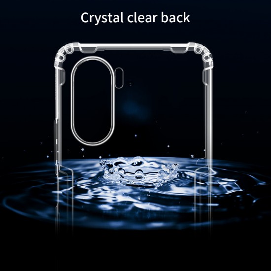 For POCO F3 Global Version Case Bumpers Natural Clear Transparent Shockproof Soft TPU Protective Case Back Cover