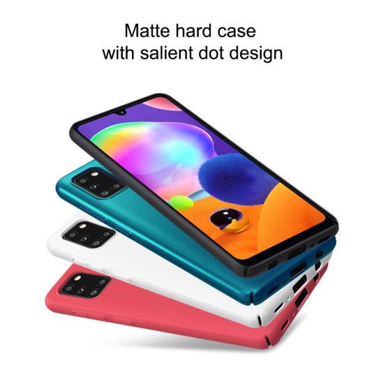 For Samsung Galaxy A31 Case Matte Anti-Fingerprint Anti-Scratch Shockproof Hard PC Protective Case Back Cover