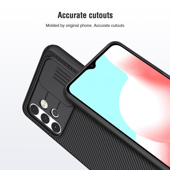 For Samsung Galaxy A32 5G Case Bumper with Lens Cover Shockproof Anti-Scratch TPU + PC Protective Case