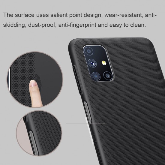 For Samsung Galaxy M51 Case Matte Anti-Fingerprint Anti-Scratch Shockproof Hard PC Protective Case Back Cover