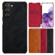 For Samsung Galaxy S21+ Case Bumper Flip Shockproof with Card Slot PU Leather Full Cover Protective Case