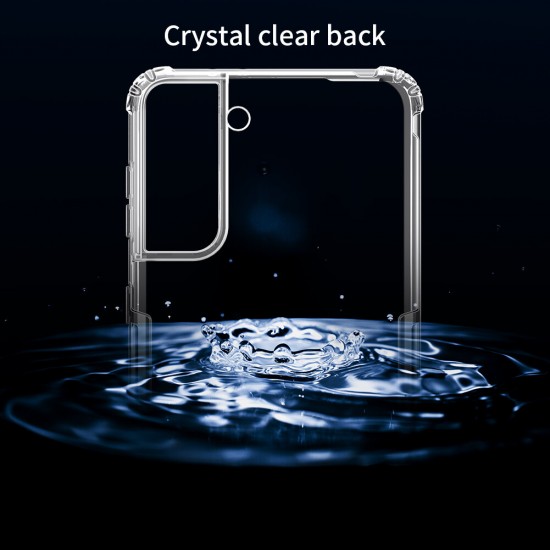 For Samsung Galaxy S21+ Case Bumpers Natural Clear Transparent Shockproof Soft TPU Protective Case Back Cover