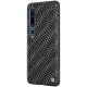 For Xiaomi Mi 10 Mi 10 Pro Case Luxury Luster Twinkle Shield Woven Polyester + PU Leather Shockproof Protective Case Non-original