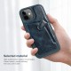 For iPhone 12 Pro / 12 Case Business with Card Slot Holder Shockproof Leather Protective Case