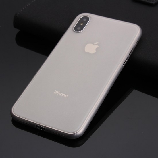 PP Ultra Thin Anti Fingerprint Protective Case for iPhone X