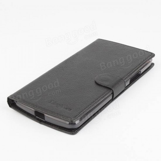 PU Litchi Pattern Leather Protective Case Cover For Lenovo Vibe X3