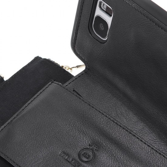 Removable PU Leather Wallet Case For Samsung Galaxy S7 Edge