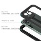 For iPhone 12 / 12 Pro / 11 / 11 Pro IP68 Waterproof Case Transparent Touch Screen PC + TPU Shockproof Dustproof 360° Full Cover Protective Case