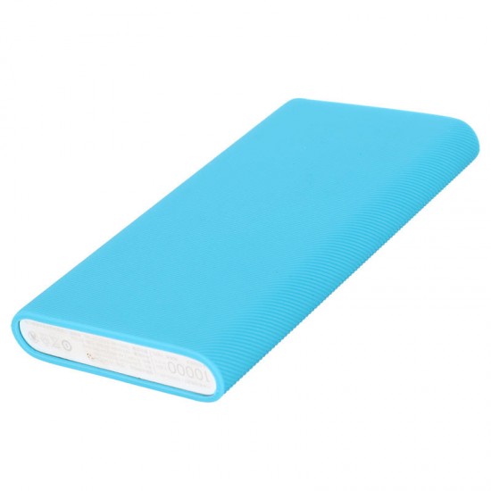 Silicone Protective Back Cover Case For Xiaomi Mi 2nd Generation Power Bank 10000mAh Non-original