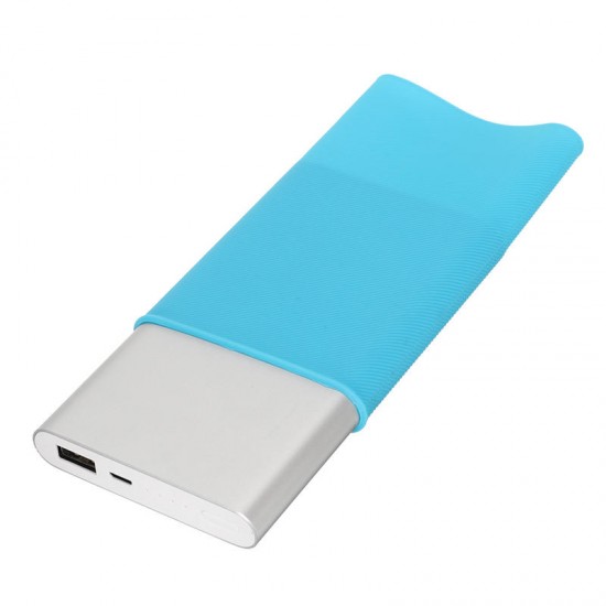 Silicone Protective Back Cover Case For Xiaomi Mi 2nd Generation Power Bank 10000mAh Non-original