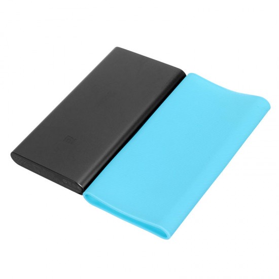 Silicone Protective Back Cover Case For Xiaomi Mi 2nd Generation Power Bank 10000mAh Non-original