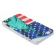 Statue Of Liberty Under The Flag Of US Pattern Hard Case For iPhone 5G