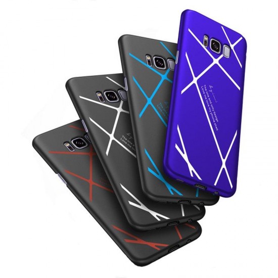 Stripped Lines Pattern Micro Matte Anti Fingerprint Case For Samsung S8 Plus