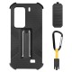 For 11 5G/ 11T 5G Case Multifunctional Amor Shockproof Anti-Slip with Anti-Lost Hook TPU + PC Protective Case Back Cover