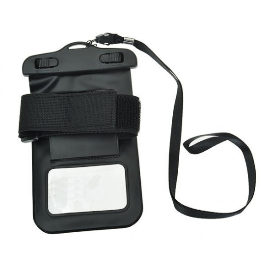 Universal 5 Inch Transparent Waterproof Arm Band Bag Under Water Pouch