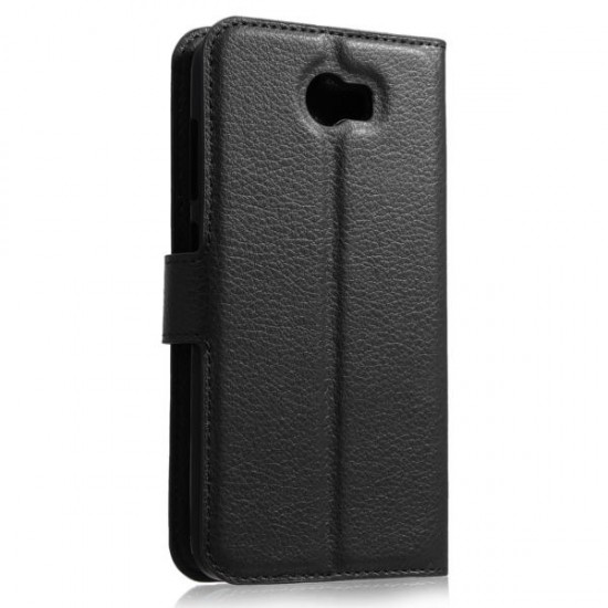 Wallet Leather Card holder PU Case Cover For Huawei Y6 Elite 4G / Y5II 2