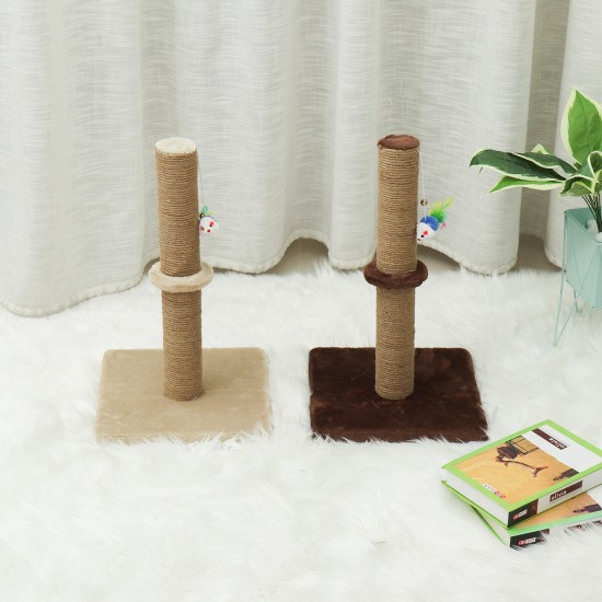 Cat Scratching Post Cat Interactive Toys with Toy Cat Scratch Post Cats Kittens Hemp Rope Cat Scratcher