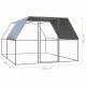 Outdoor Chicken Cage 9.8'x13.1'x6.6' Galvanized Steel