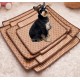 Pet Dog Cat Hot Summer Cooling Bed Rattan Tatami Bamboo Cozy Sleep Pad Mat Multiuse Tatami Seat