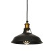 110V-250V 27cm Retro Chandeliers Pendant Lights E26/E27 Black Pendant Lighting For Home Without Bulb