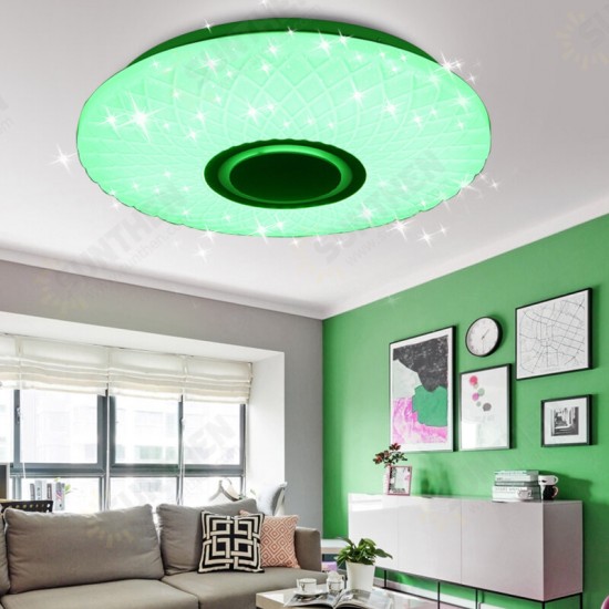 112LED Modern Dimmable Full Color RGB LED WIFI Ceiling Light with APP Remote Control