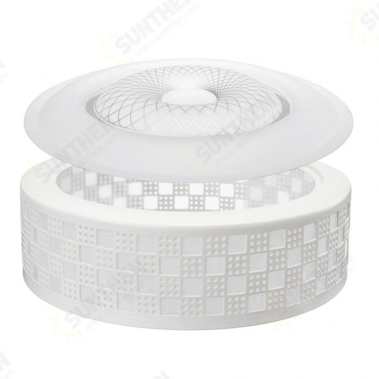 12W 24 LED Bright Round Ceiling Down Light Modern Luxury Flush Acrylic Lamp