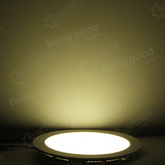 18W Round Ceiling Ultra Thin Panel LED Lamp Down Light Light 85-265V