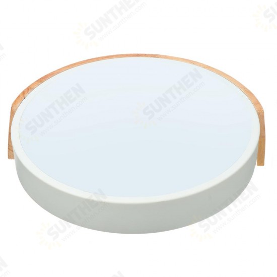 18W Ultra-thin Ceiling Light Colorful Round Acrylic LED Wood Room Ceiling Lamp