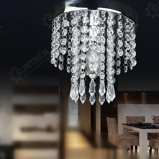 20*20CM Aisle Bedroom Crystal Chandelier Pendant Lamp Ceiling Light Lighting Fixture