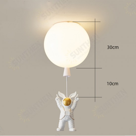 20CM/25CM/30CM/35CM E27 Nordic LED Ceiling Light Fixture Cartoon Astronaut Balloon Lamp For Children Nursery Room Bedroom Home Decor Modern Lighting