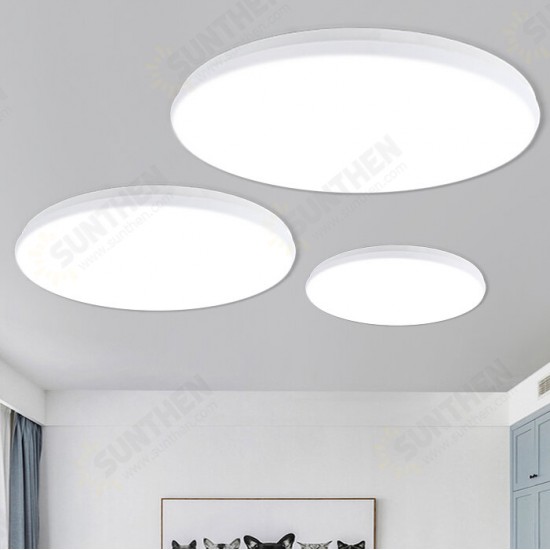 220V 12/18/24W Voice Control Led Ceiling Light Ultra Thin Flush Mount Kitchen Round