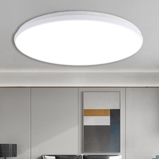 220V 12/18/24W Voice Control Led Ceiling Light Ultra Thin Flush Mount Kitchen Round