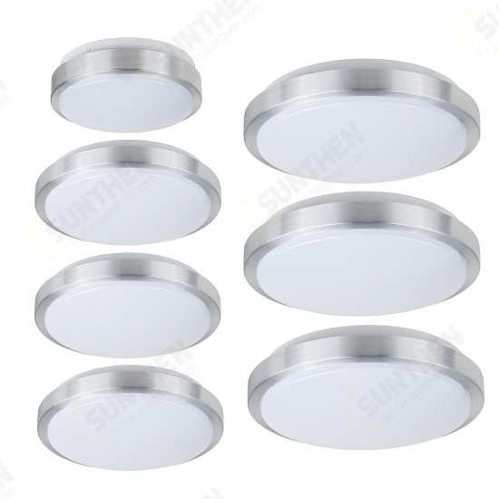 220V 12W 24W 36W LED Ceiling Light Round Panel Down Light Living Room Bedroom Kit