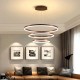 220V Modern 3-Ring Led Ceiling Chandeliers for Living Dining Room Loft Hanging Lamp Home Decore Accessories Indoor Lighting Fixtures