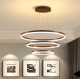 220V Modern 3-Ring Led Ceiling Chandeliers for Living Dining Room Loft Hanging Lamp Home Decore Accessories Indoor Lighting Fixtures