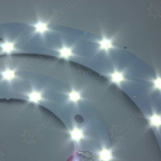 23W 5730 SMD LED Double Panel Circle Annular Ceiling Light Fixtures Board Lamp