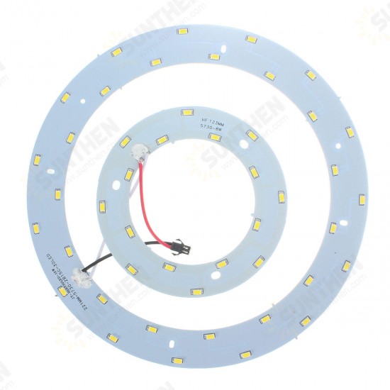 23W 5730 SMD LED Double Panel Circle Annular Ceiling Light Fixtures Board Lamp