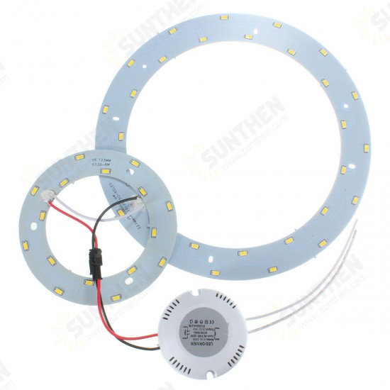 23W 5730 SMD LED Double Panel Circle Annular Ceiling Light Fixtures Board Lamp