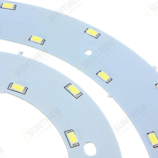 23W 5730 SMD LED Double Panel Circle Annular Ceiling Light Fixtures Board Lamp