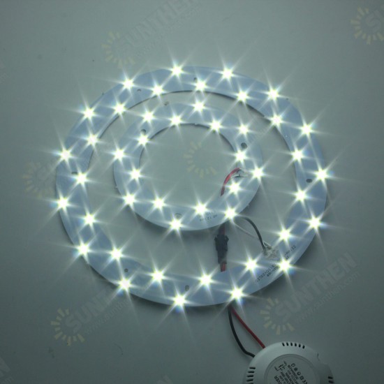 23W 5730 SMD LED Double Panel Circle Annular Ceiling Light Fixtures Board Lamp