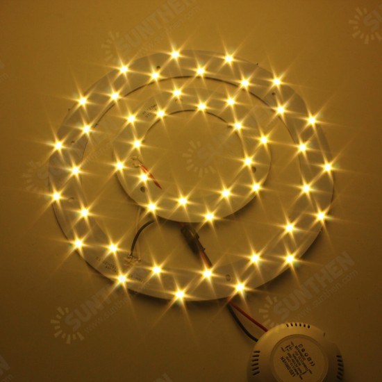 23W 5730 SMD LED Double Panel Circle Annular Ceiling Light Fixtures Board Lamp